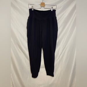 Athleta Navy High-Waisted Joggers